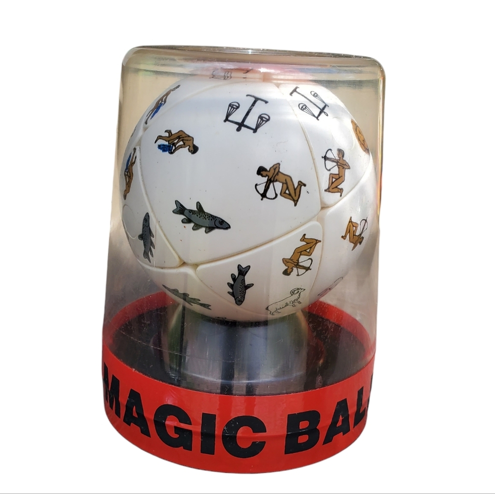 Zodiac puzzle ball Rare vintage - Picture 4 of 10